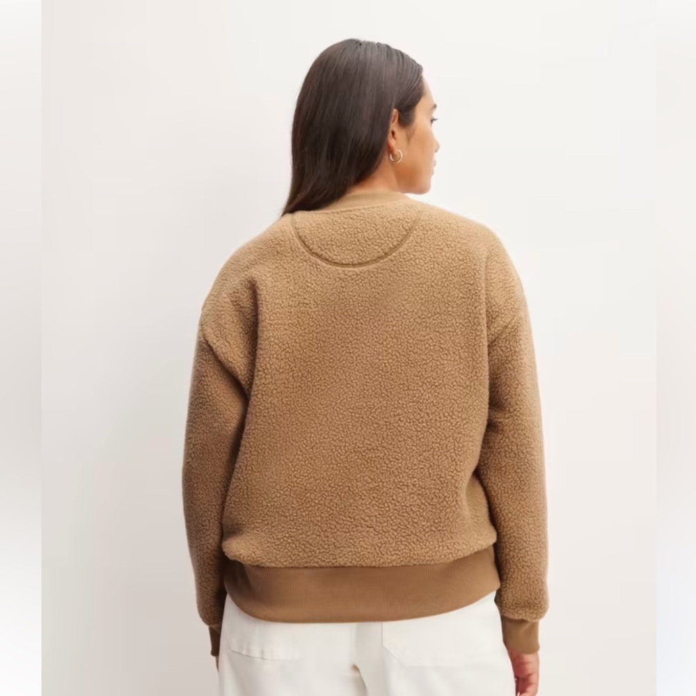 Everlane ReNew Fleece Oversized Crew - Picture 5 of 11